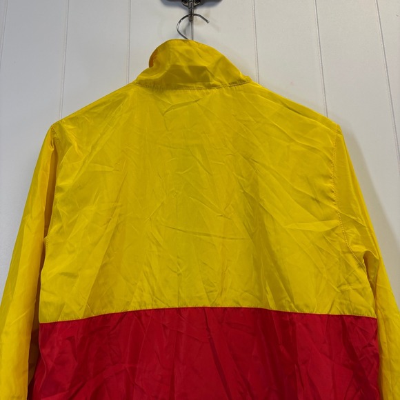 Dutch Bros Coffee Mens 90s Style Colorblock Windbreaker Jacket Size M Streetwear - Picture 8 of 8